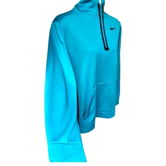 NIKE UNISEX TEAL & BLACK HOODED PULLOVER SWEATSHIRT SIZE XL - Picture 5 of 12